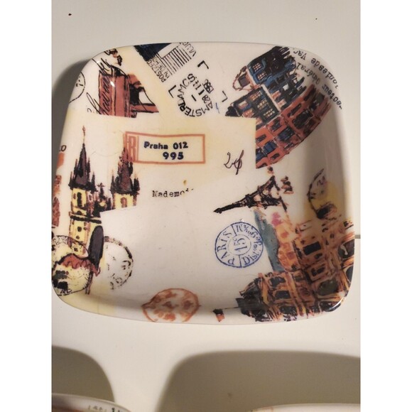 Williams Sonoma GRAND TOUR 5" Bread Dipping Appetizer Bowl Dip 3 Dish Set 2008 - Picture 2 of 6